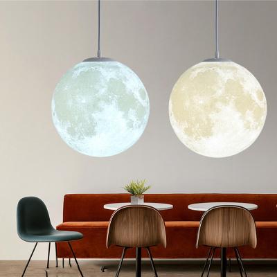 China 3D Print Moon Lamp Pendant Novelty Atmosphere Light for Bedroom Home Christmas Decoration Moon Light Atmosphere Novelty Light for sale