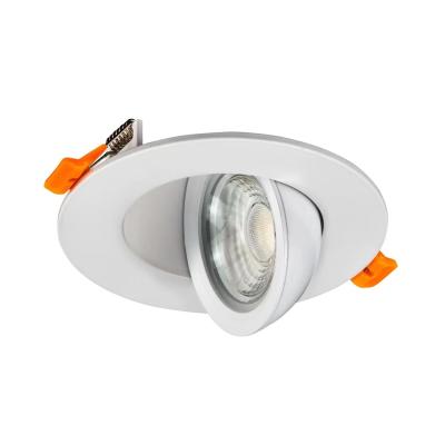 China 9Watt COB LED Gimbal Lamp Indoor Ceiling Light 2700K Warm Light with DALI Dimming Support Dimmer Yes Product Weight 0.8kg for sale