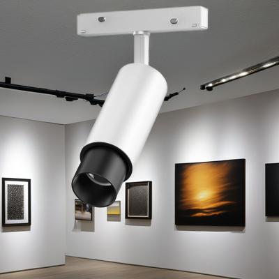 China DMX512 DALI Dimmable Museum Track Light with 5- and 50000 Hours Lifespan Zooming Adjustable à venda