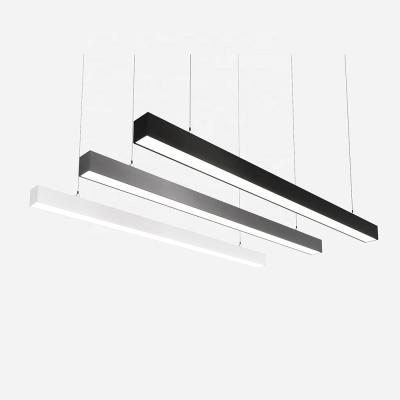 China Modern Office Linear Lighting Solution 1200mm 36W LED Pendant Light with Adjustable CCT and DALI Dimmable Technology for sale