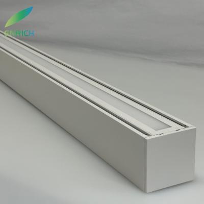 China Product Weight 4kg Aluminum Profile LED Linear Light W75 H L600 with Customized Prismatic Diffuser and Dimming 0-10V/Dali Te koop