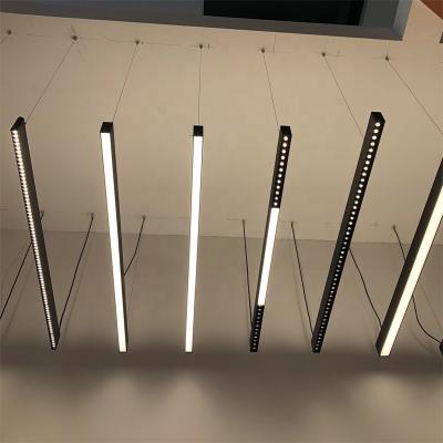 China 20W 4ft Aluminum Lamp Body DALI 0-10V Dimmable 3000K 4000K 6000K Suspended LED Linear Light with Product Weight（kg） 2 for sale