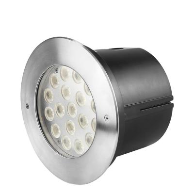 Κίνα 90lm/w 24W RGB LED Pool Light IP68 Waterproof 316SS Recessed Underwater RGBW DMX Controller Stainless Steel 12V Inground Lamp προς πώληση