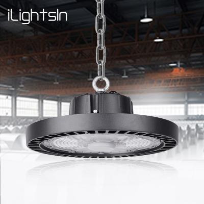 China 80w 100w 150w 200w High Lumen Smart Motion Sensor Dimmable Aluminum Ufo Industrial LED High Bay Light for Warehouse for sale