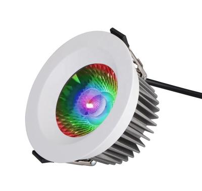 China Waterproof Design Benory 24V RGBW KNX Control4 Loxone IP65 Smart LED Downlight with SMD Led Chip and Downlight Base Type for sale