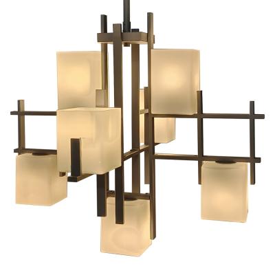 Chine American Nordic Polycube Combination Living Dinning Room High CRI LED Chandelier with 80 Ra and Warm White Light à vendre