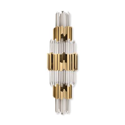 China Nordic Postmodern Simple Light Luxury Crystal Lamps Iron Empire Wall Lamp Luxxu's Empire Collection for sale