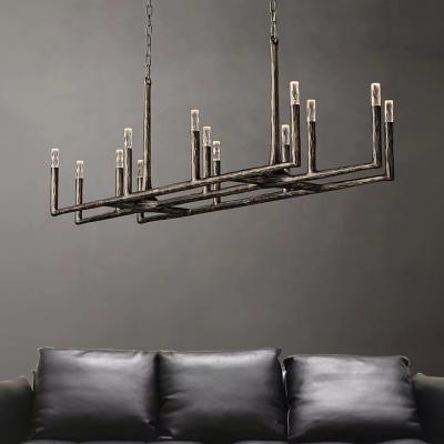 China 80cm Indoor Modern Chandelier with Brass Restoration Lighting and Restoration Design for sale