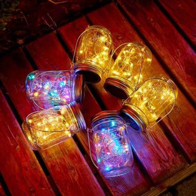 중국 Lighting and Circuitry Design Solar Lantern for Outdoor Glass Bottle Mason Jar Lights Hanging in Garden Porch Home Decor 판매용