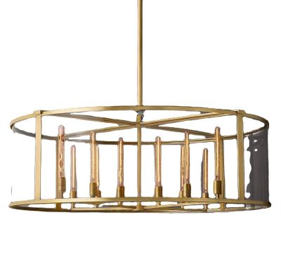 China American Modern Restoration Country Copper Chandelier for Living Room Bedroom and Dining Room Energy- LED Lighting for sale