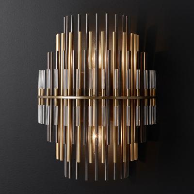 China Lighting and circuitry design Gold Brass Bedroom Hotel Bedside Wall Lamp for Interior Decoration for sale