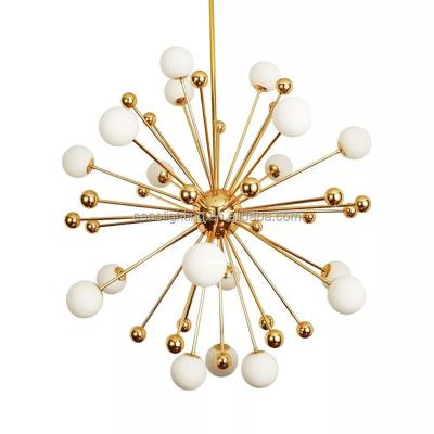 중국 Nordic Modern Sputnik V Pendant Lamp Art Glass Chandelier for Foyer Entryway Dining Room Entryway Lights 판매용