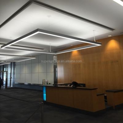 China DALI DMX Control LED Linear Light Flexible Pendant Vanity Lighting with Customized Design and 130lm/w Luminous Efficiency for sale