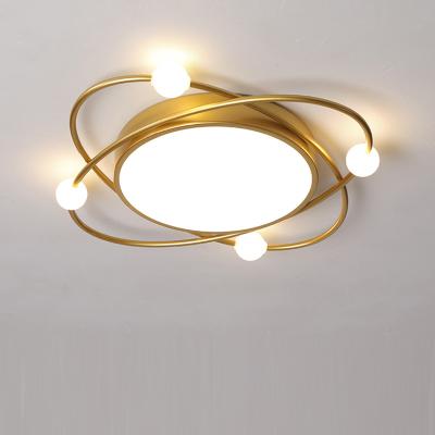 China 2- Remote Control Dimming and Color Mixing Living Room Bedroom Lamp Modern Simple Ceiling Light LED Metal 90 Surface Mounted 110 for sale