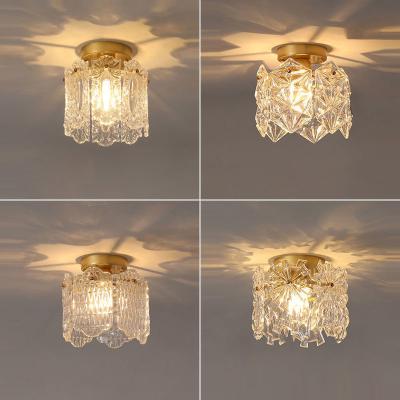 China Entrance Hall LED Ceiling Light with Dimming Function and Modern Crystal Design for sale