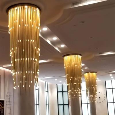 China Lobby main lamp new design modern luxury living room villa k9 crystal decorative chandelier for sale