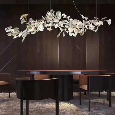 China High quality Nordic decorative chandelier Ginkgo biloba flower luxury hotel for sale