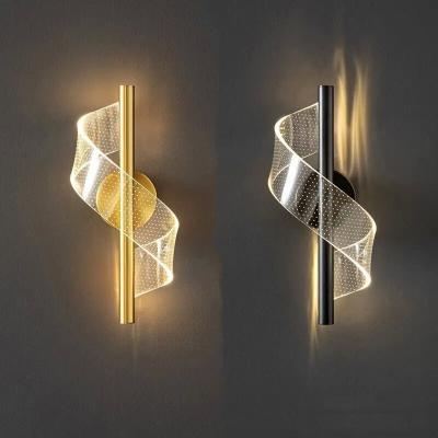 China DGLUX Minimalist Acrylic Wall Light Art Designer for Corridor Living Room Bedroom Bedside Lamp Luxury 2- 50000 Hours Lifespan for sale