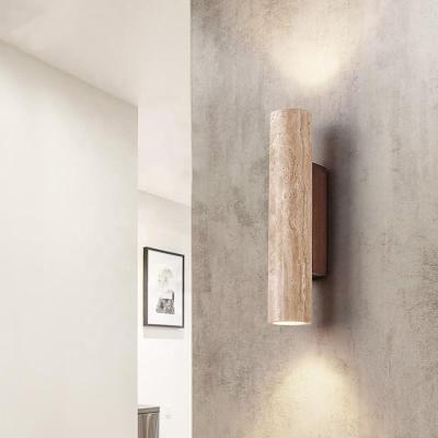 China NO Support Dimmer JYLIGHTING Modern Up and Down Luminous Marble Wall Lamp for Staircase Hotel Villa Bedroom Living Room for sale