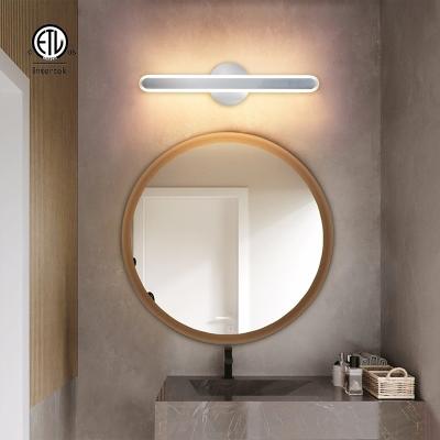 Chine 10W LED Vanity Light Bathroom Lighting in Silver Aluminium Wall Mounted Warm Effect for Luxurious Ambience ETL Certified à vendre