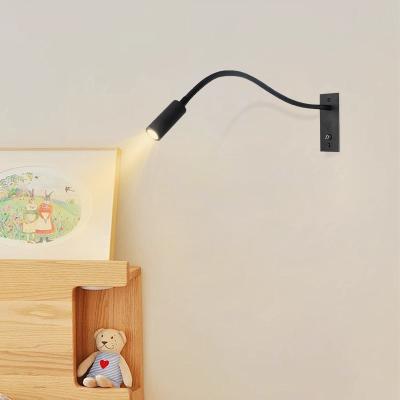 China Switch Control White LED Reading Light for Interior Illumination in Design Hotel Bedroom Wall Mounted Te koop