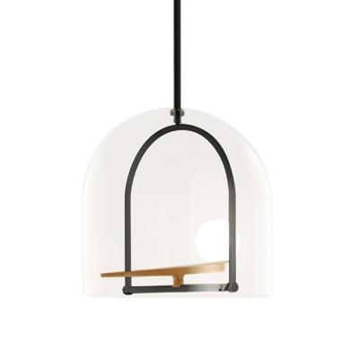 China Contemporary Unique Clear Pendant Light , Artemide Glass Hanging Lights for sale