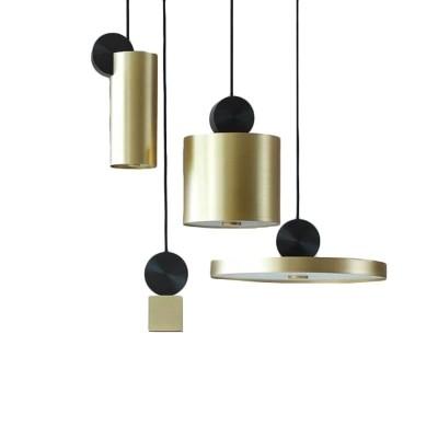 中国 Modern Nordic Minimalism LED Pendant Light Brass Stainless Steel Pendant Lamp 販売のため