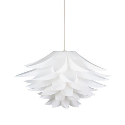 China PVC Lotus Wood Ceiling Light Flower , Lampshape Haning Wood Pendant Lamp For Bedroom / Shop for sale