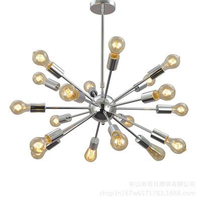 China Professional Office Pendant Lights Mid - Century Classic Sputnik Chandeliers Light 24