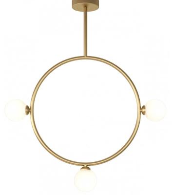 China Energy Efficiency Modern Hanging Ceiling Pendant Lights Brass Circle Atelier for sale