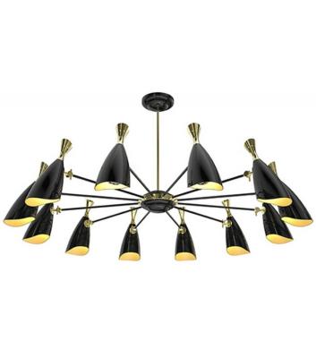 China Modern Art Deco Chandelier 12 LED Pendant Lamp Aluminum Materials for sale