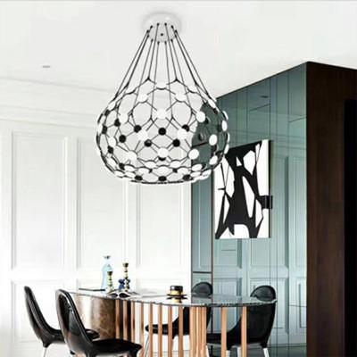 China Modern LED hanging ceiling pendant lights Mesh Suspension Luceplan for hotel for sale