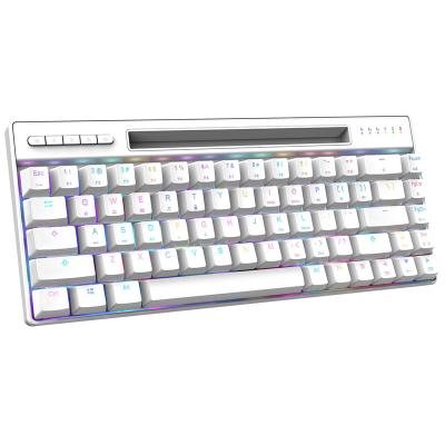 China Mk16 68 Keys RGB n Key Rollover BT Wireless Hot Selling Wireless Mechanical Keyboard for sale