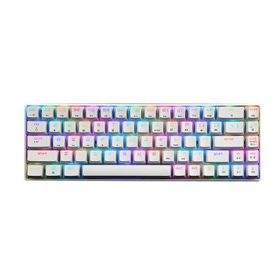 China Direct supply MK14 RGB keyboard backlight cable e-ports games head office luminous mechanical magic keyboard manufacturers for sale