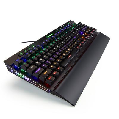 China Plug and Play Classic Mechanical Keyboard mk12 108 Keys Square Gaming Keyboard Performance Plug and Play with Wrist Rest for sale