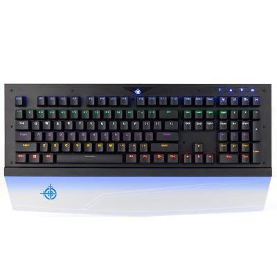 China Palm rest factory price mk8 108 square keys mechanical gaming mechanical for e-sports multimedia gaming keyboard for sale