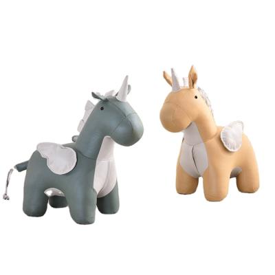 China (Other) Modern Design Adjustable Animal Stool For Kids And Children Unicorn Shape Stool Stool for sale