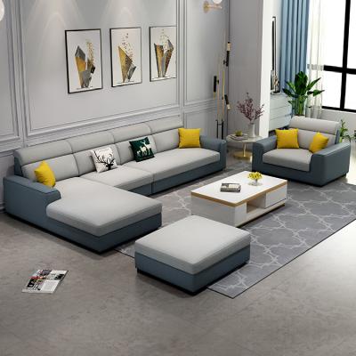 China 2022New Technology Fabric Sofa Modern Apartment Small Living Room Waterproof Three Person Sofa for sale