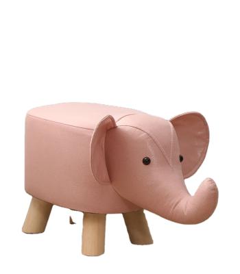 China Ottoman Wood Stool Convertible Elephant Animal Training Animal Kids Sneak for sale