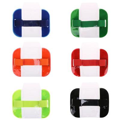 China FREE SAMPLE PVC Waterproof Sports Armband ID Card Badge ID Holder Clear Transparent Waterproof for sale