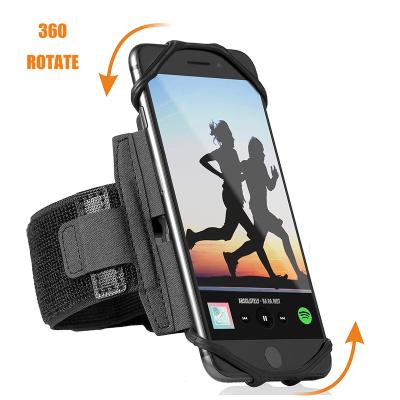 China With 360 Degree Rotating Armband Stand Durable Outdoor Accessories Running Phone Bag For All Smart Phone for sale