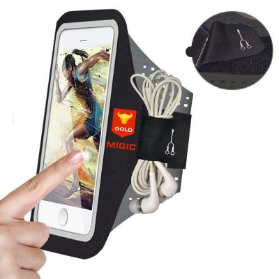 China Free Sample Good Quality Heavy Duty Waterproof Sports Armband Sweat Arm Band Unisex Case For Iphone 8 plus for sale