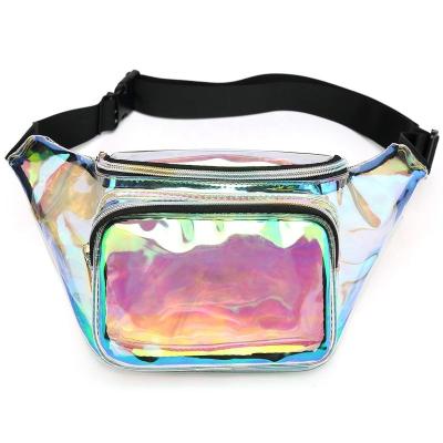 China China factory water proof reflective waist bag for women pvc travel two pocketsadjustable strap outperform waterproof pussy pack belt waist bag for sale