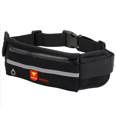 China Earphone Jack China Manufacturder Outdoor Waterproof Fitness Belt Elastic Running Waist Pack for sale