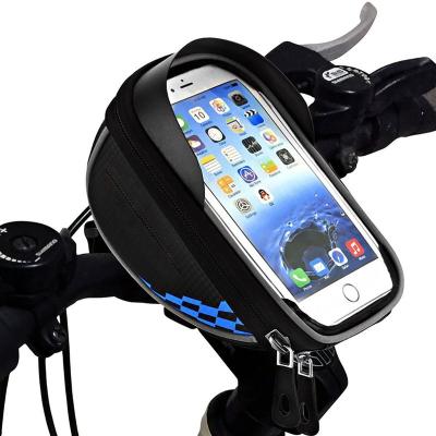 China Water Resistant OEM Bicycle Bag Waterproof Recycling Frame Outside Bag Front Phone Bike Accessories Travel Phone Contact Bike for sale