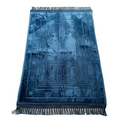 China Islamic Muslim Prayer Mats Prayer Rug New Design Washable Hot Sale for sale