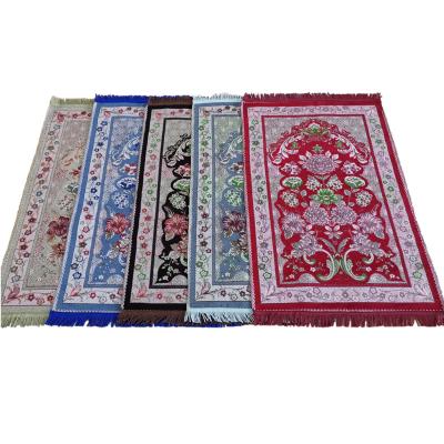 China Fashion Non-Slip Design Muslim Prayer Mat Rug China Factory for sale