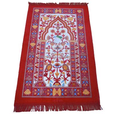 China 2016 New Design Simply Flannel Printing Thickness Muslim Prayer Rug for sale