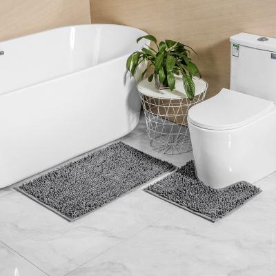 China 50X80cm Pvc Bathroom Rugs Toilet Room Mat Viable Bath Mat for sale