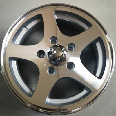 China Trailer Wheel 13x5.5 Inch Spoke Wheels 3/4 Holes Aluminum Alloy Rim for sale